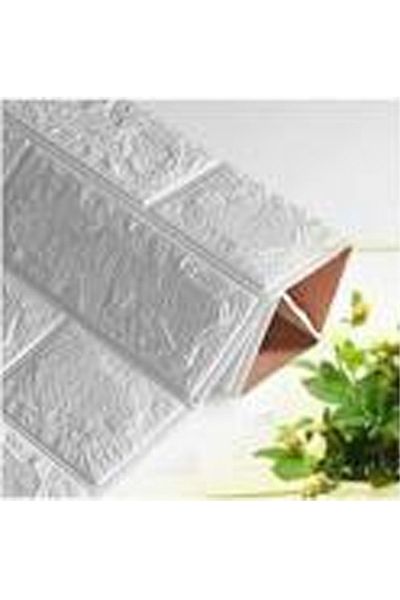 Generic 3D Self-adhesive PE Foam Wall Stickers White 70 x 77cm