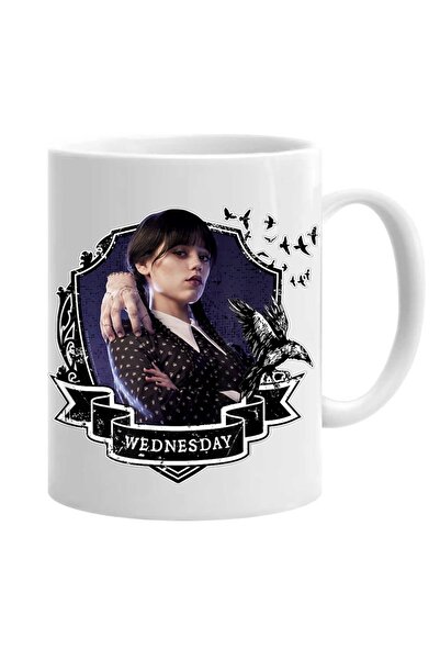 OEM Cana albă personalizată Wednesday serial nevermore academy, INOVATIX®. 33...