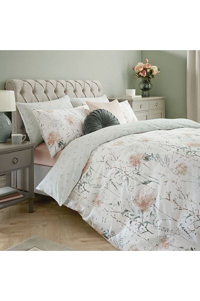 Orange Bed & Bath Pallington | Pink Cotton Duvet Set 100% Double 8 Pieces