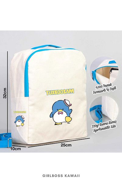 Girlboss Kawaii Set clutch de geantă Girlboss din 2 piese Badtz Maru Gudetama Hangyodon Tuxedosam Aggretsuko Rilakkuma