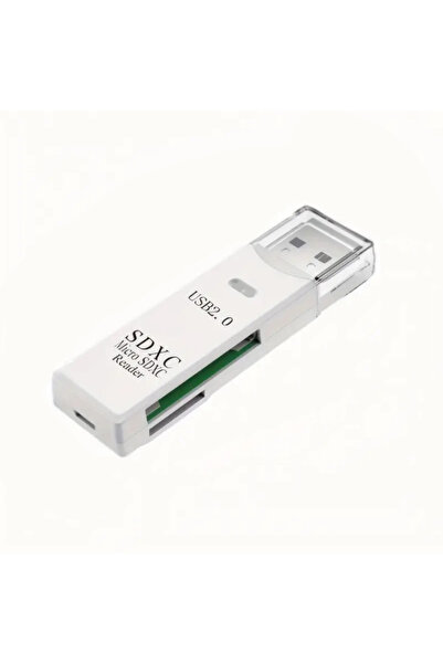OEM 2in1 Usb 2.0 Micro Sd Hafıza Kartı - Tf Kart Okuyucu Hub Adaptör Veri Akt...