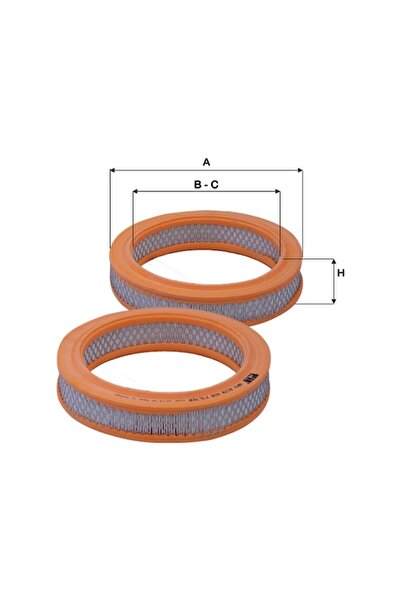 Genel Markalar Fil Hpu 4174 Doğan S Slx Şahin S Kartal S Hava Filtresi