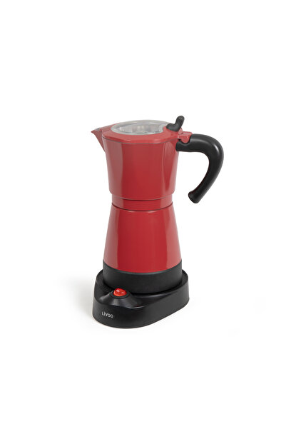 LİVOO Filtrul de cafea electric Moka Livoo DOD117RC, capacitate 300 ml