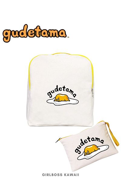 Girlboss Kawaii Girlboss 2 Li Bag Clutch Set Badtz Maru Gudetama Hangyodon Tuxedosam Aggretsuko Rilakkuma