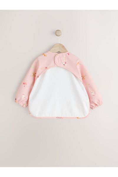 Next Baby Pink Unicorn Patterned Baby Bib