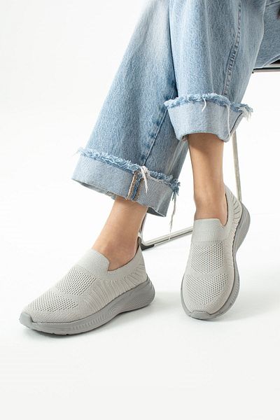 AlbiShoes Unisex πλεκτά κάλτσες χωρίς κορδόνια ελαφριά άνετη σόλα καθημερινά αθλητικά παπούτσια για τρέξιμο για περπάτημα