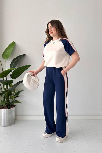 MaziButik Three Stone Modal Suit - White