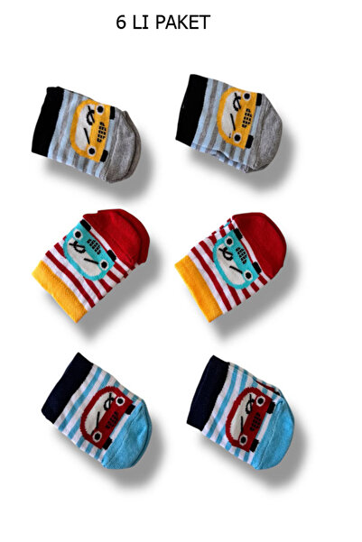 Kindo Baby Ki̇ndo Baby Sportswear Company Baby Boy Newborn Car Patterned Gift...