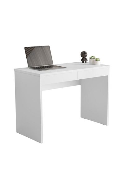 JB Moviecs Home computer table for office and home rooms, white color, 110*81*54