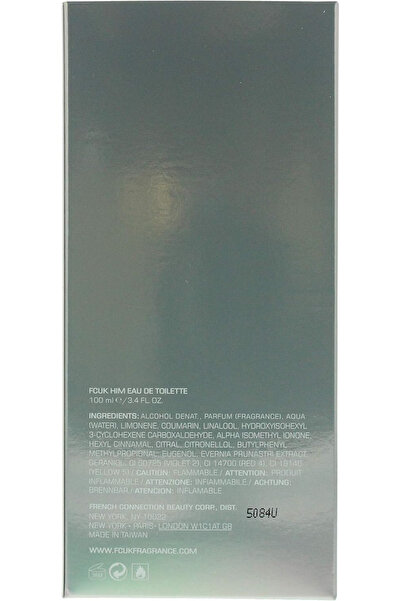 Fcuk FC UK Eau de Toilette 100ml for Men