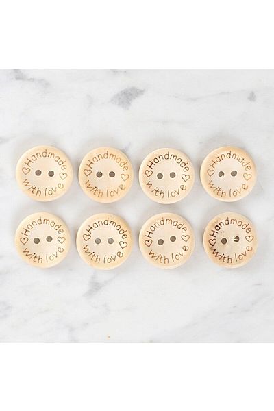 mk global Loren Crafts Handmade 8-Pack Button - 1615