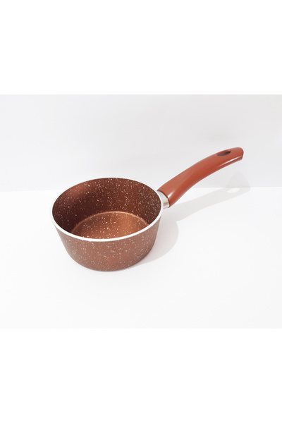 renkli çiçekler 14 CM Derin Granit Tava Süt Çorba Yemek Isıtma Yumurta Haşlam...