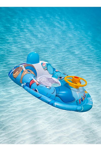 Little Trends Kids Inflatable Swim Float Water Fun Pool Toy Cute Elephant Baby Inflatable Pool Seat Float Boat