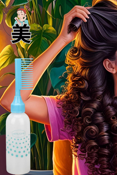 FORSEİ LUCA Φιάλη βαφής μαλλιών με χτένα, λάδι και λοσιόν περιποίησης, φιάλη ...