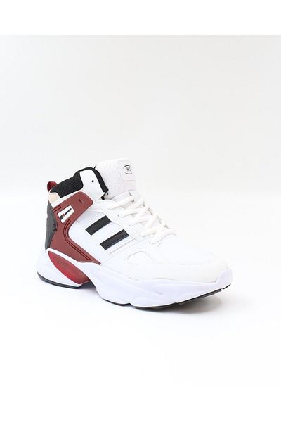 M.P. Mp 2635 Alb Bordo 36-39 Pantofi Sport Boğazlı Unisex