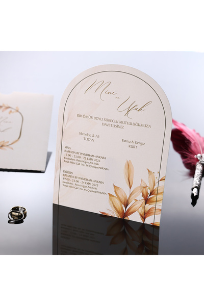 Pixel Davetiye 2025 Renkli̇ Yeni̇ Model - 50 Adet Düğün Davetiyesi Düğün-nişan-kına-sünnet Davetiyesi-365