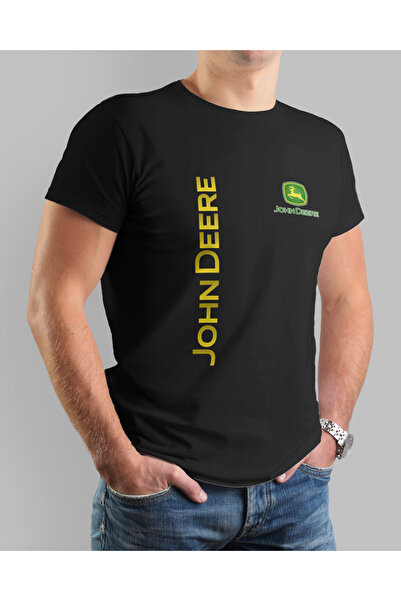 ONUR KANGAL John Deere Tractor Printed Crew Neck T-Shirt -Tm2030