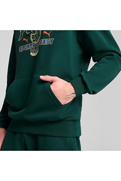 Puma Wardrobe Ess Graphic Hoodie Erkek Sweatshirt