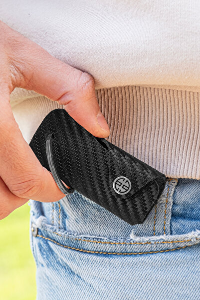 Trusador Unisex Ibiza Carbon Keychain - Carbon Grade and Discharger