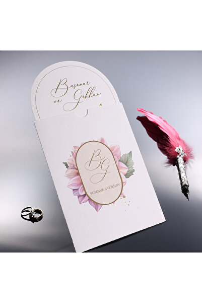 Pixel Davetiye 2025 RENKLİ YENİ MODEL - 50 Adet Düğün Davetiyesi Düğün-Nişan-Kına-Sünnet Davetiyesi