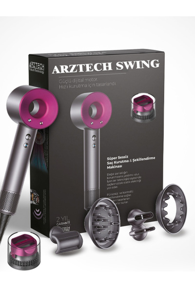 ARZTECH Swing Aparatlı BlowPro Saç Kurutma Makinesi