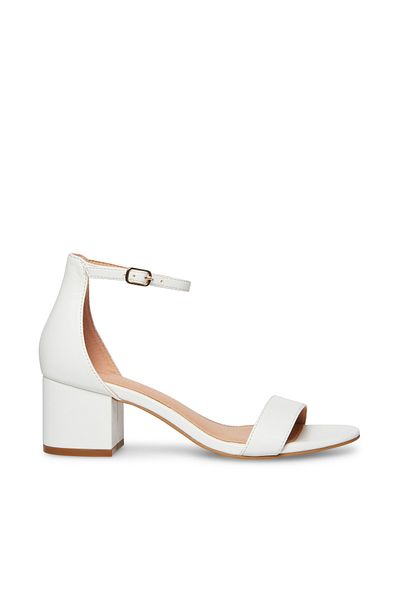 Steve Madden ILEA01J1-131 Ecru Block Heels for women