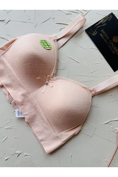 İntive Lingerie كوب Celine C، دانتيل منسوج من نسيج البولاميد فائق الراحة مع ملمس الخيزران بدون سلك داخلي بدون دعم Sutya
