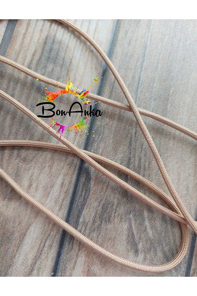Bonanka (3,5 мм - 10 метра) Цвят на мляко и кафе, Въже от паракорд, Гривна, Плетиво, Въже за бижута (021)