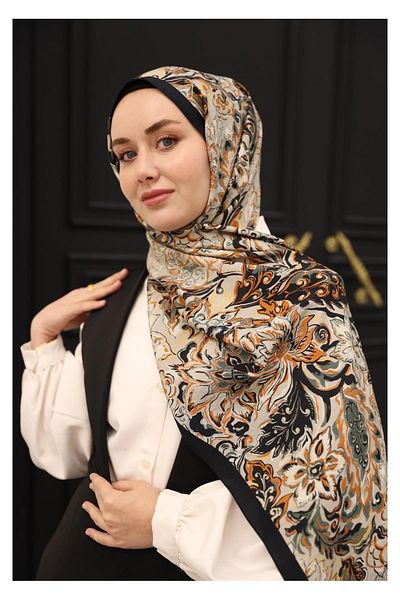 Silk Home Σάλι Mayda με μοτίβο δάφνης