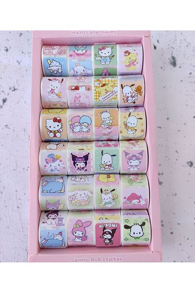 senacacollection 3 Rolls Studio Stiker, 180 Stikers