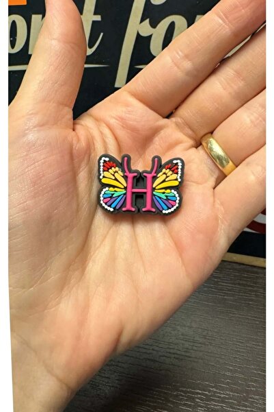 Crocs Terlik Süsü/H Harfi Kelebek