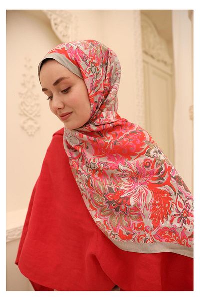 Silk Home Σάλι Mayda με μοτίβο δάφνης