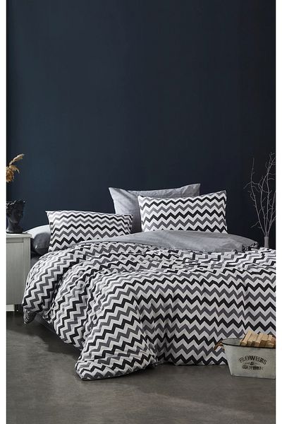 ÇIQRIK HOME Set cuvertură de pilota Ranforce cu cearșafuri cu model zebră