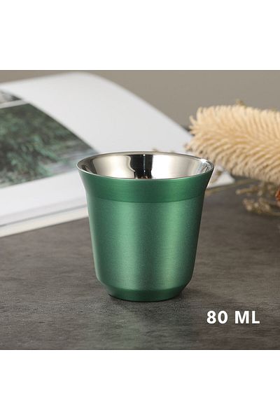 MIBRU Vacuum Insulated Stainless Steel Coffee Cup 80ml