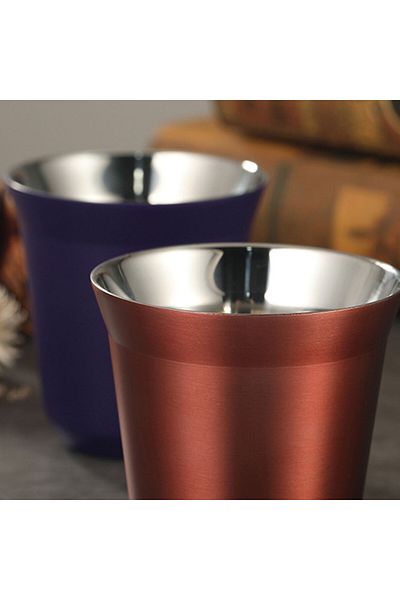 MIBRU Double Wall Stainless Steel Coffee Cup (120ml)