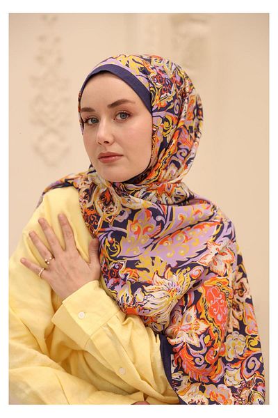 Silk Home Laurel Pattern Mayda Shawl