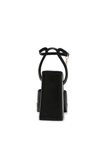 Steve Madden ZINF01S1-017 Black Heeled Sandals for women