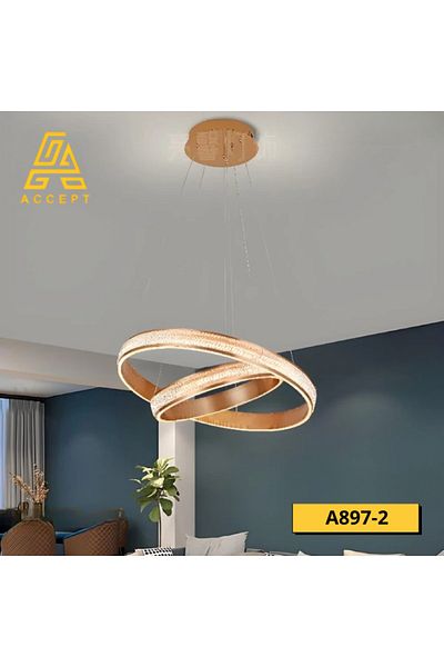 ACCEPT Modern chandelier with a contemporary and modern design
