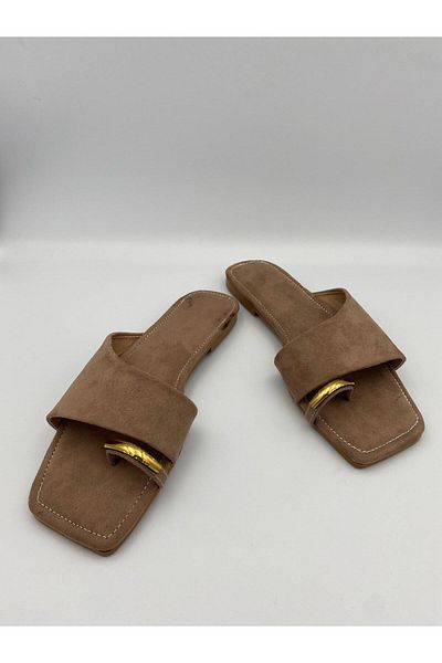 CHARLIE'SSHOES Flip Flops Suede Women's Slippers