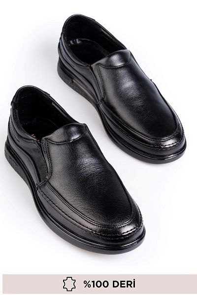 maximoda 100% Inner Outer Genuine Leather, Laceless, Confort Sole, Men's Leather Shoes