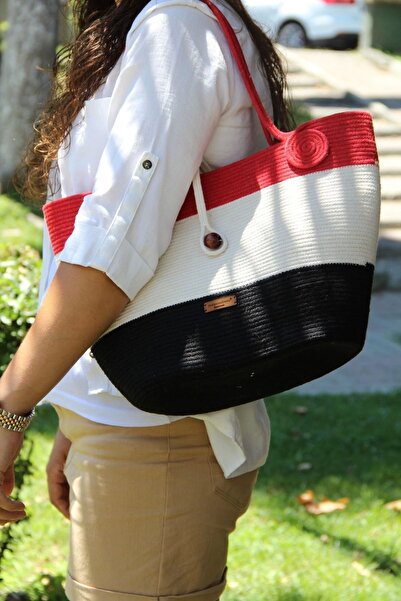 Hediyeninellitonu Χειροποίητη τσάντα, τσάντα παραλίας. Μεγάλη τσάντα, καθημερινή τσάντα ώμου Τσάντα γιούτας