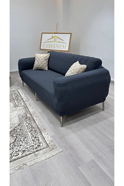 uzhanem Κάλυμμα καναπέ Jacquard 3 θέσεων, Κάλυμμα καναπέ-κρεβάτι. Ελαστικό Ευέλικτο, Ανθρακί (ΠΕΡΙΕΧΟΥΣ ΠΡΟΪΟΝ 1 ΤΕΜΑΧΙΟ)