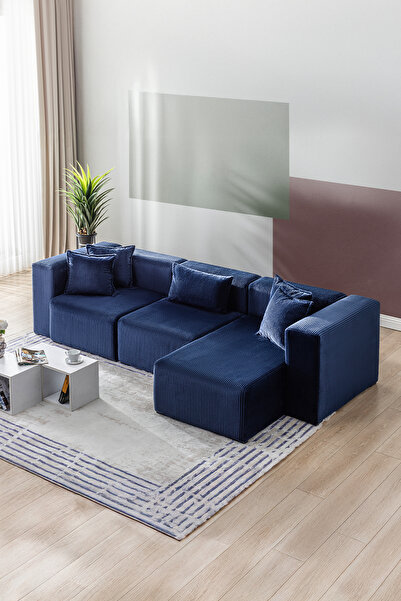 GOOD NİGHT Katt Modüler Ekstra Rahat İskeletli Koltuk 3 Lü 10 Renk