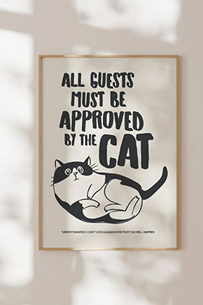 Taranist Poster - Kedi Cat Ev Dekoru Kedi Onaylamalı Kedi Sahipleri İçin
