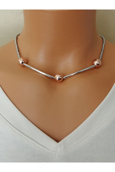 LemaStone Hematite Stone Natural Stone Necklace and Scorpion Set