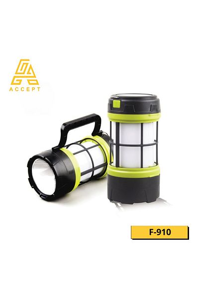 Generic Rechargeable Solar Powered LED Camping Emergency Flashlight with 7 Lighting Modes