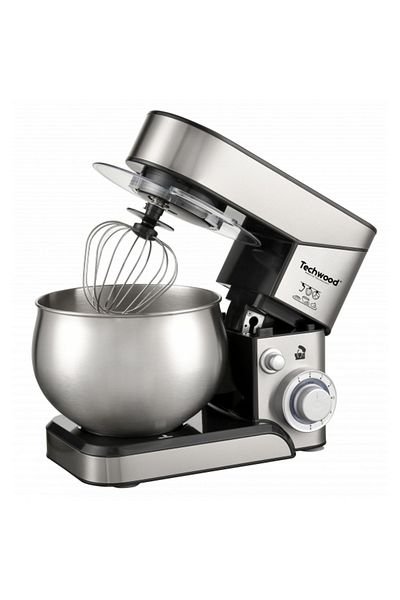 Techwood Planetární mixér Techwood TRO-1050, 1000W, 5L, nerezová ocel, 6 rychlostí + pulzní režim