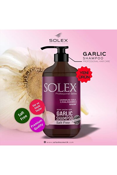 Solex Tuzsuz Professıonal Serıes Garlic (sarımsak) Özlü Şampuan 1.000 Ml