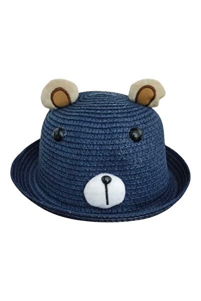 Aware Time قبعة فيدورا من القش للأطفال من عمر 1 إلى 3 سنوات للجنسين