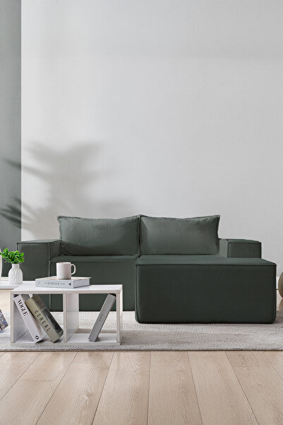 GOOD NİGHT Puzzle Koltuk Tamamen Sünger Minimalist 3 lü Koltuk